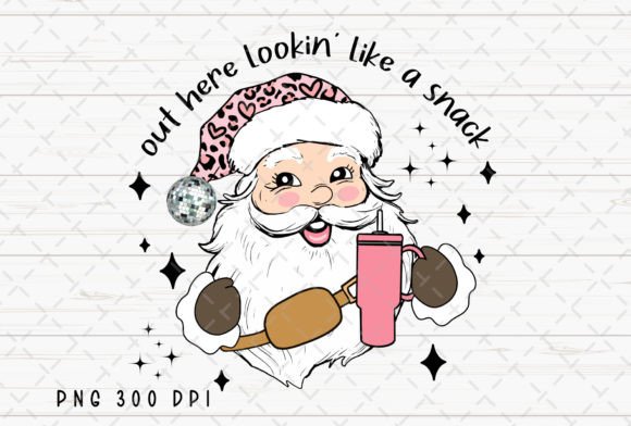 Santa Tumbler Looking Like a Snack PNG: The Perfect Festive Asset